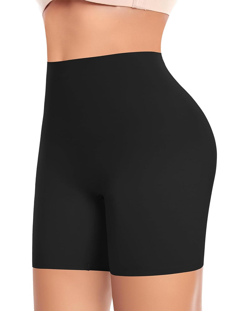 Panties tipo short moldeadores sin costuras con control de abdomen para mujer