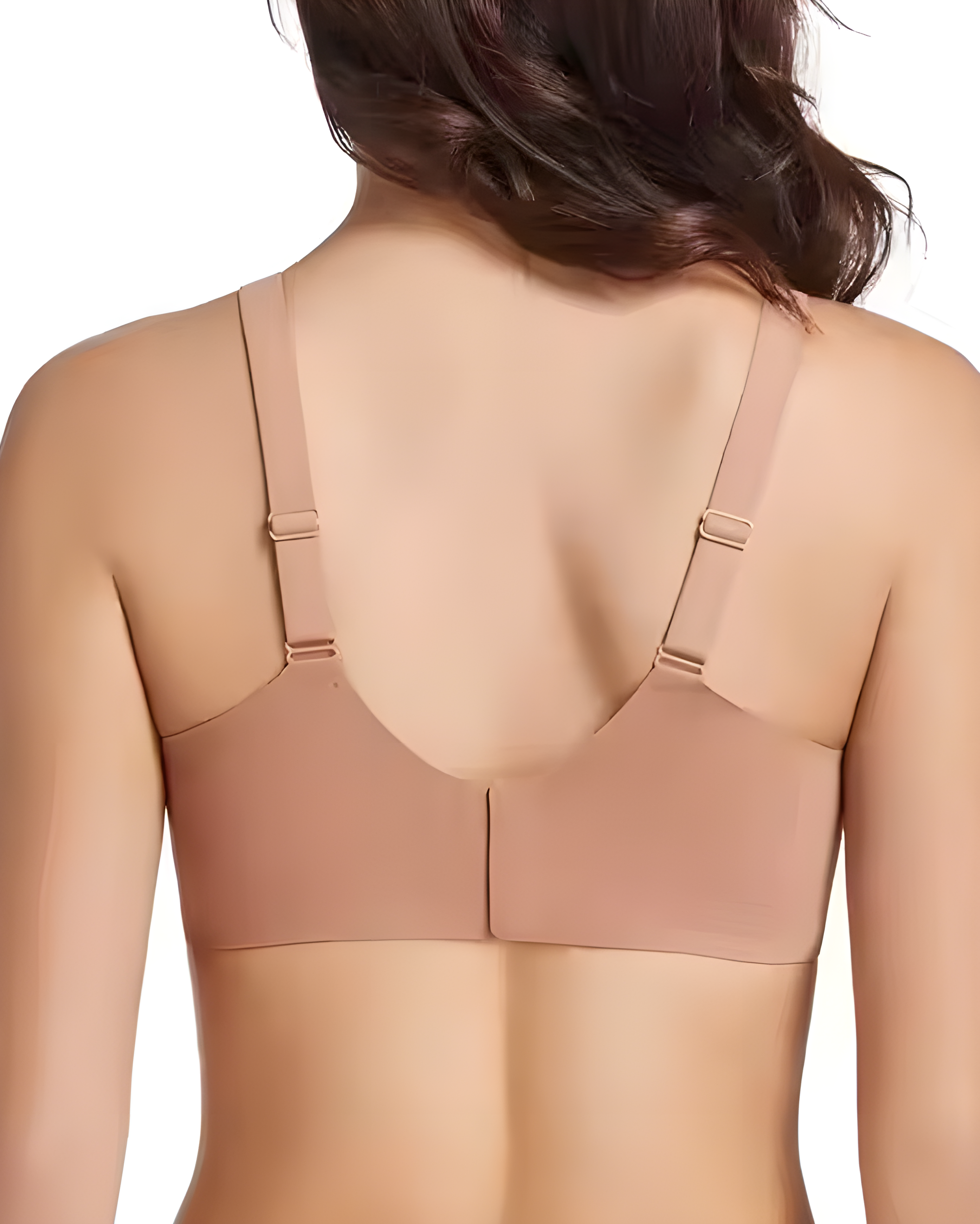 Sostén inalámbrico push up para mujer, sin costuras, transpirable y de un solo color