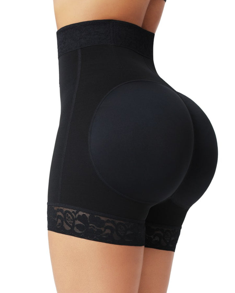 Shapshe® Short moldeador con cinturilla media, control de abdomen, cierre frontal, alta compresión y levantador de glúteos
