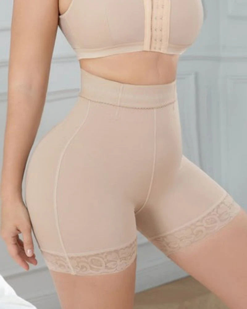 Shapshe® Faja Moldeadora Elevadora de Glúteos para Mujer, de Encaje Sin Costuras, Cuerpo Modelador Beige