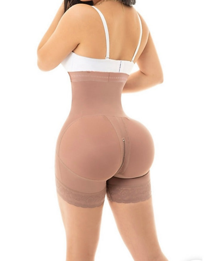 Shapshe® Shorts Modeladores de Cintura Alta con Tirantes Desmontables y Gancho para Realzar los Glúteos