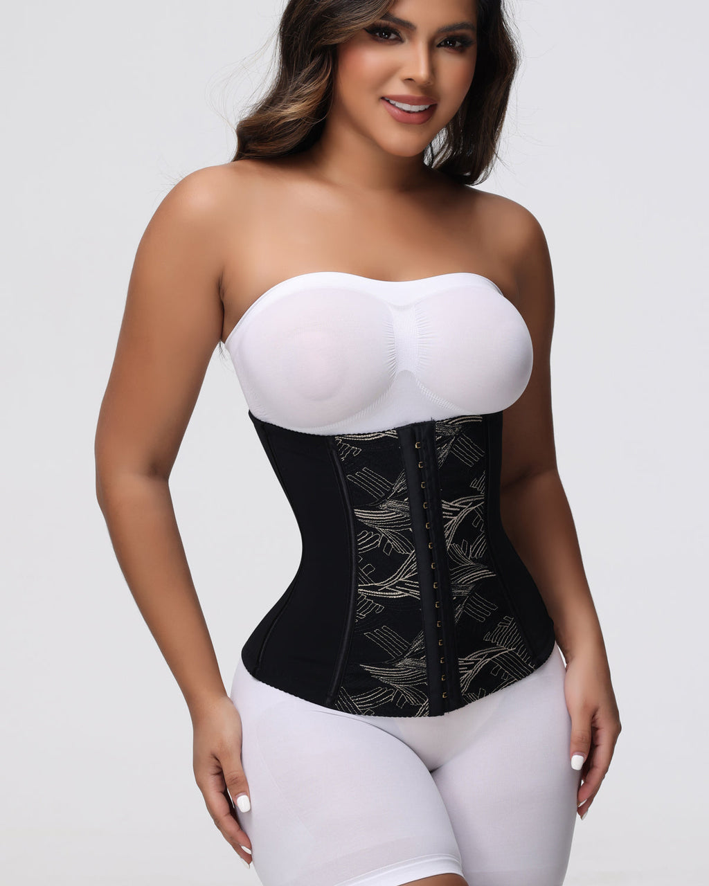 Shapshe® Corset Jacquard Reloj de Arena Diario con Hebilla Dorada Mejor Entrenador de Cintura