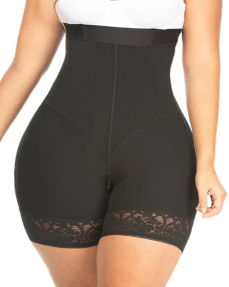 Shapshe® Shorts Moldeadores de Cintura Alta con Encaje para Levantar Glúteos