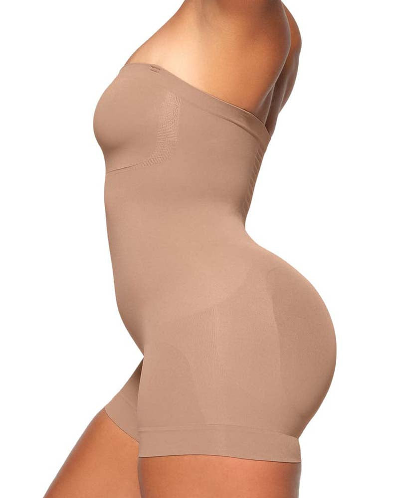 Body de Adelgazamiento Sin Mangas con Tirantes Removibles