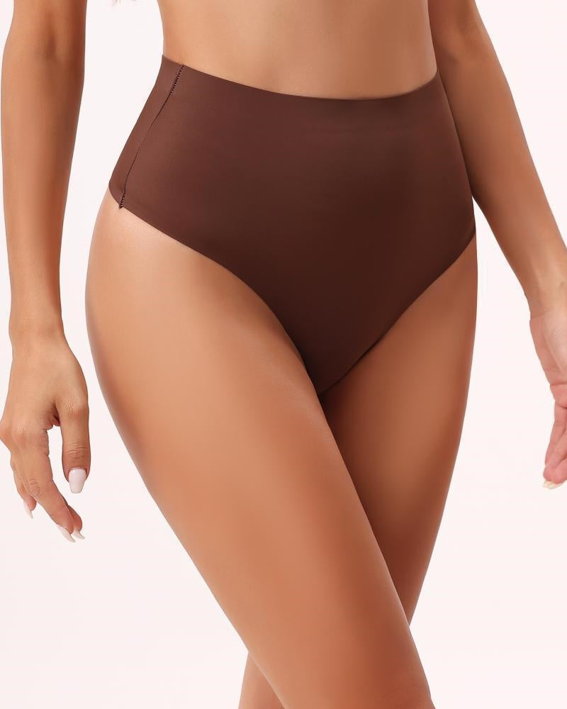 Tanga moldeadora sin costuras de tiro medio para mujer