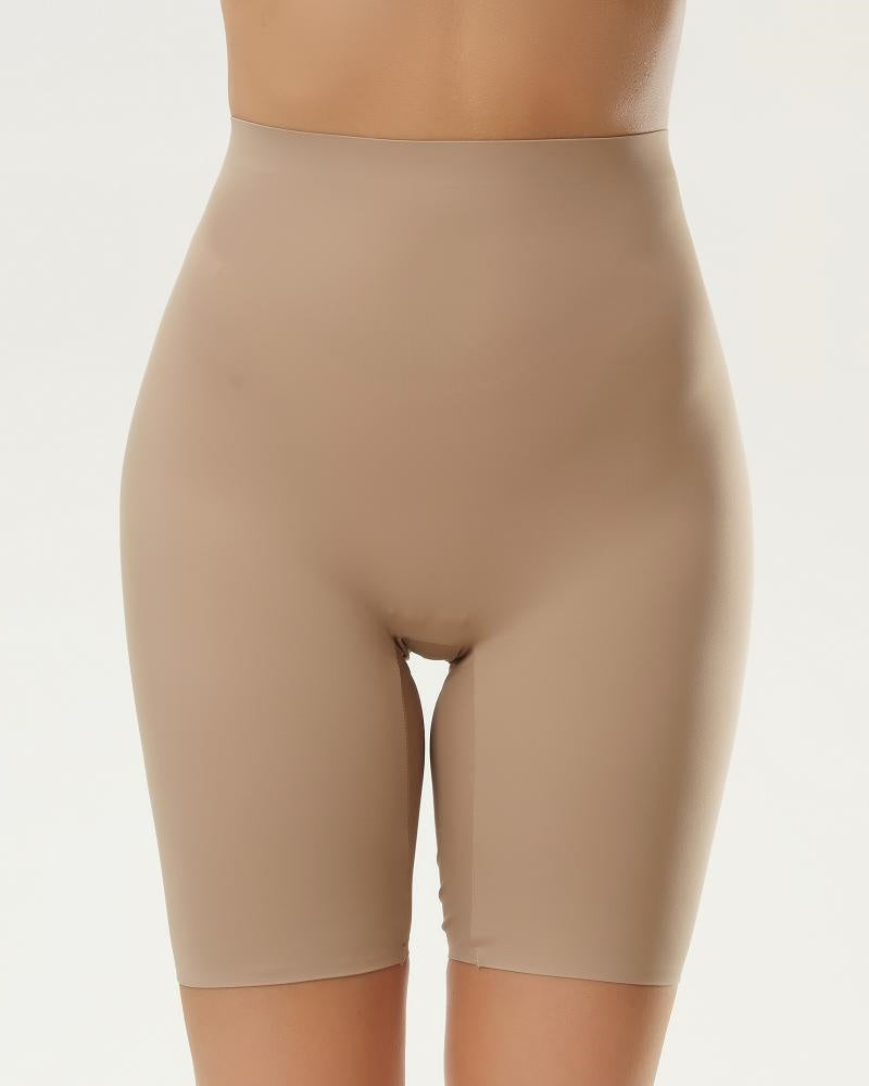 Shorts moldeadores sin costuras de talle medio con control de abdomen y levantamiento de cadera