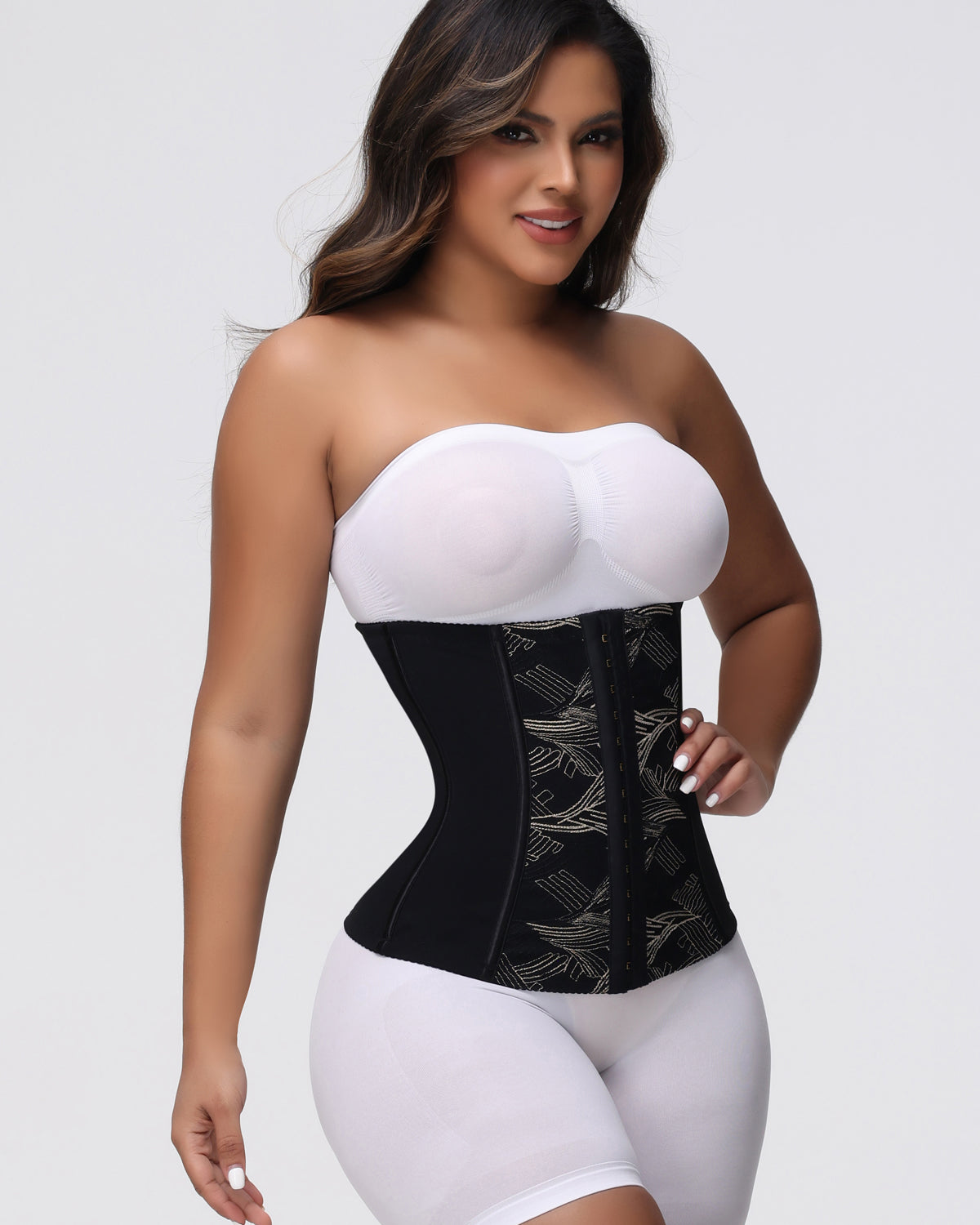Shapshe® Corset Jacquard Reloj de Arena Diario con Hebilla Dorada Mejor Entrenador de Cintura