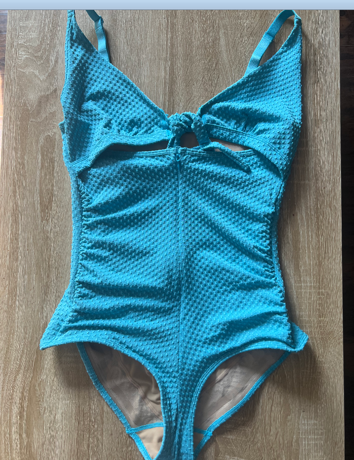 Shapshe® Traje de Baño Femenino con Control de Abdomen, Recorte, Nudo Frontal y Push Up Moldeador