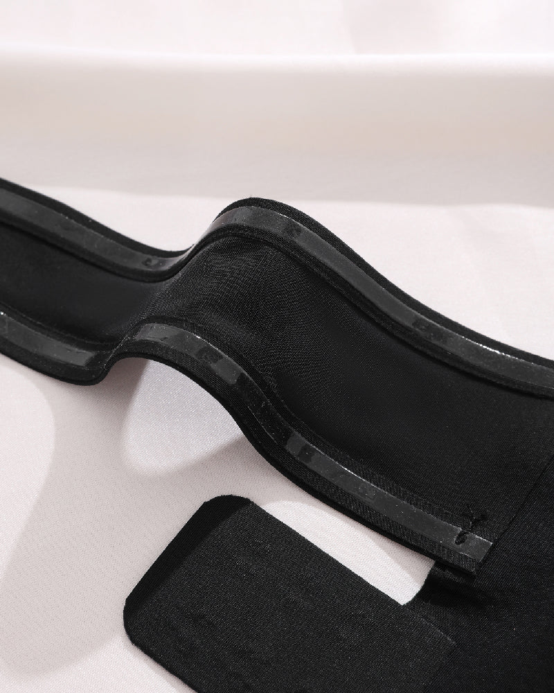 Sostén Bandeau Push-Up Cómodo Sin Tirantes con Silicona Antideslizante y Hebilla Cruzada Lateral