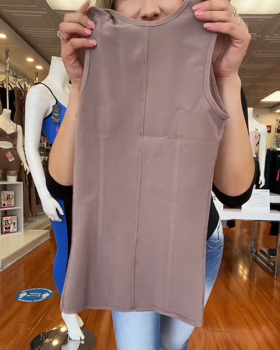 Shapshe® Chaleco Moldeador de Cintura Sin Costuras con Control Abdominal, Corsé de Compresión para Entrenamiento