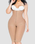 Shapshe® Faja Moldeadora Invisible Sin Costuras con Cierre, Espalda Alta, Apertura en el Busto y Reductora de Muslos