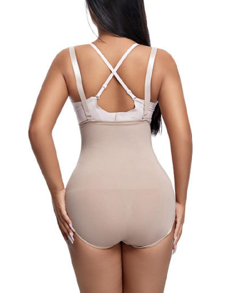 Modelador de Cintura Femenino con Control de Abdomen, Hebilla Ajustable y Apertura Frontal en el Busto