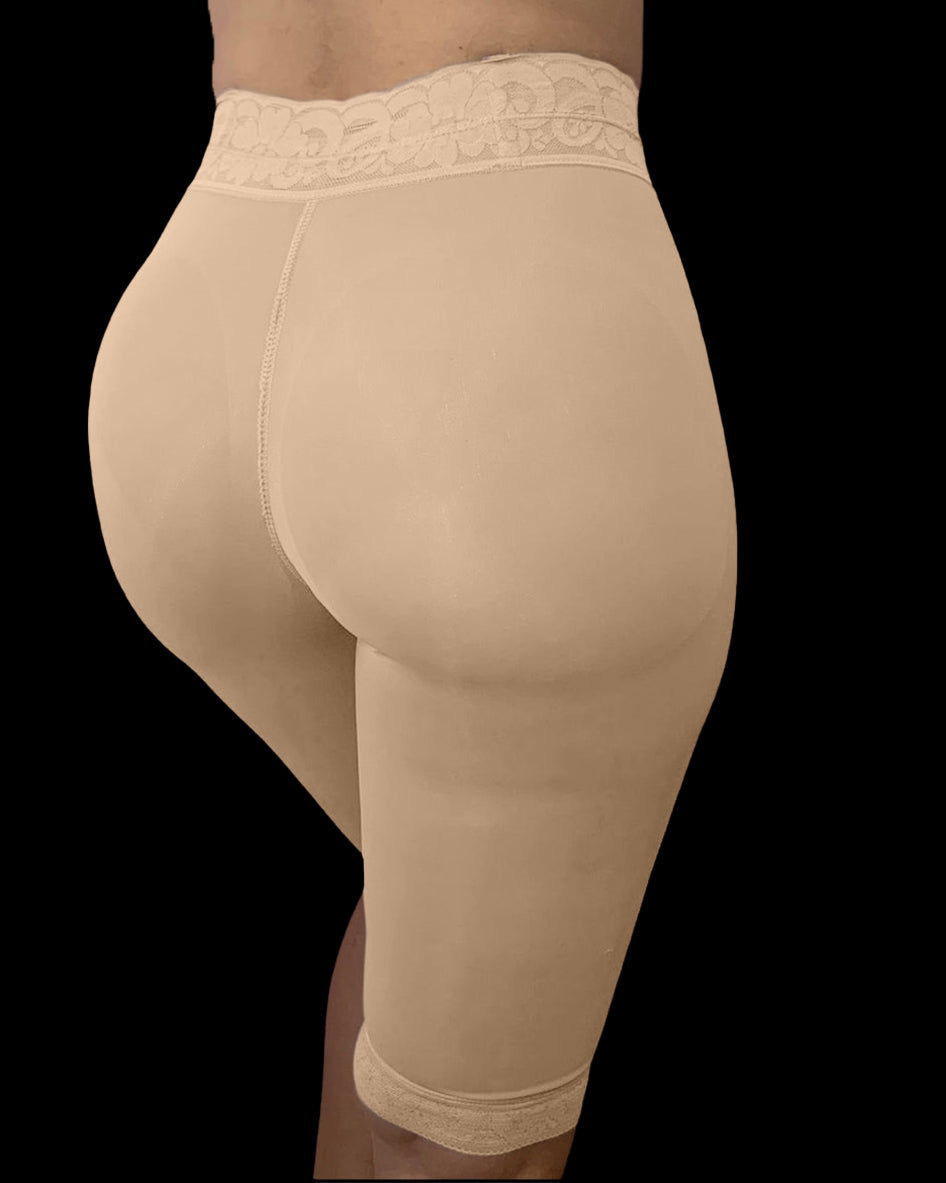 Shorts moldeadores sin costuras de cintura alta con levantamiento de cadera