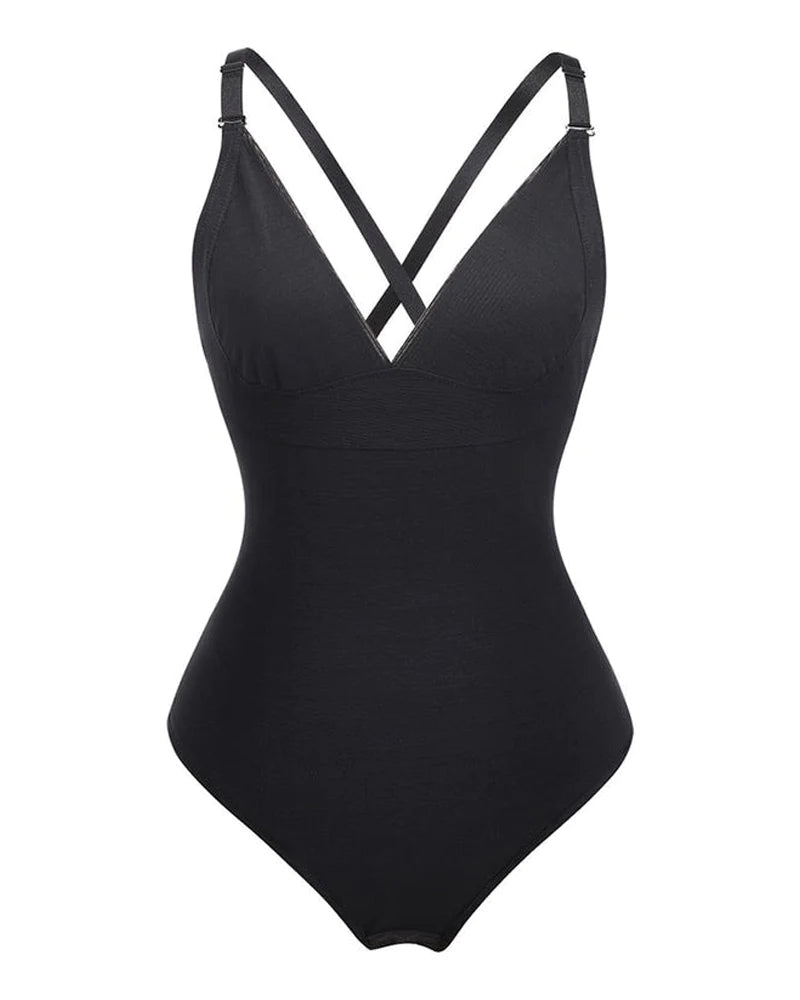 Body Shaper Sin Costuras con Control de Abdomen, Levanta Glúteos, Tanga y Espalda Descubierta