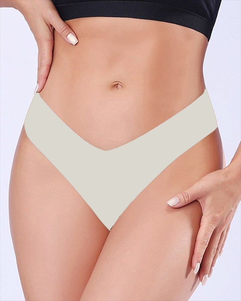 Bragas Sexy de Hielo de Seda, Tiro Bajo, Sin Costuras, Multicolor, Ropa Interior