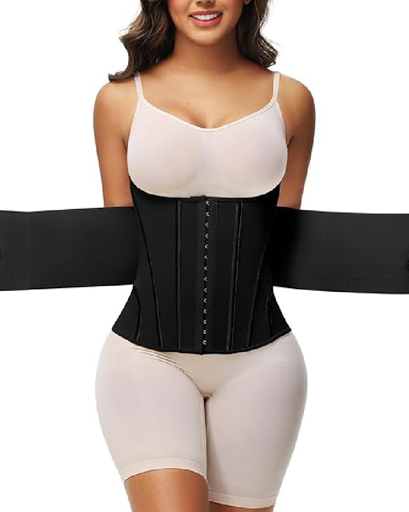 Faja moldeadora Shapshe® para mujer, control de abdomen, entrenador de cintura para ejercicio, corsé con ballenas para cintura
