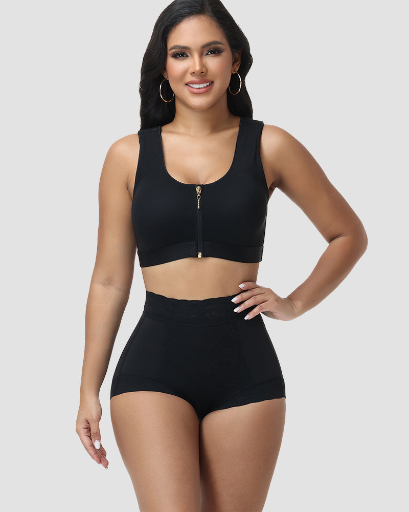 Shapshe® Top Modelador con Cierre Frontal y Cierre Trasero