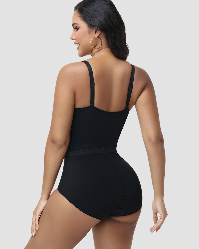 Shapshe® Body Moldeador con Escote en V Profundo y Encaje Elegante