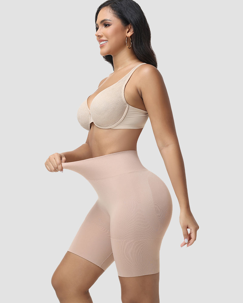 Shorts Shapshe® de Cintura Alta con Control de Abdomen y Levantamiento de Glúteos