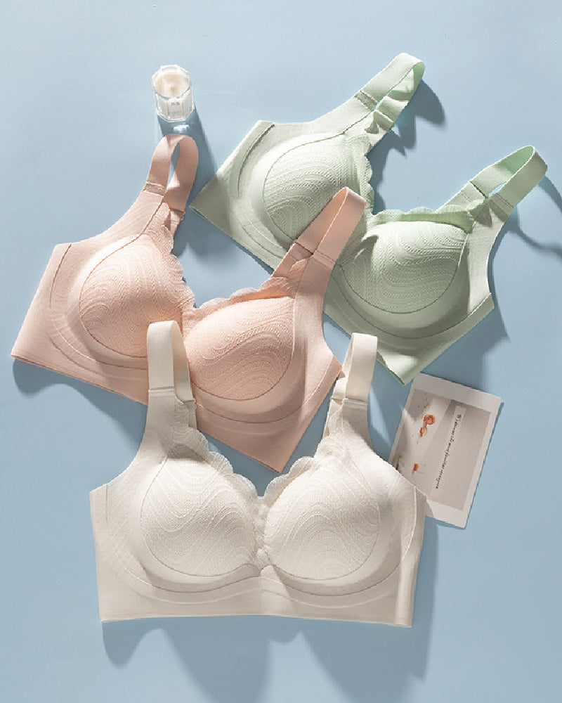 Sostén Fino Ajustable para Mujer, Sin Costuras ni Varillas, Anticaída y Reductor