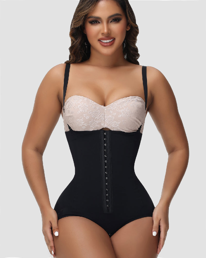 Shapshe® Faja Short Moldeadora Sin Tirantes de Cintura Alta Jacquard para Glúteos, Control de Abdomen, BBL