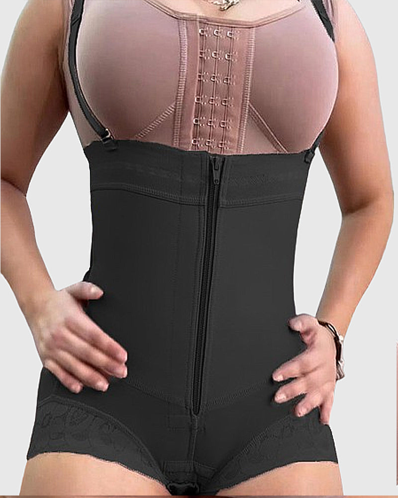 Shapshe® Shorts Moldeadores de Cintura Alta para Mujer con Cierre de Cremallera