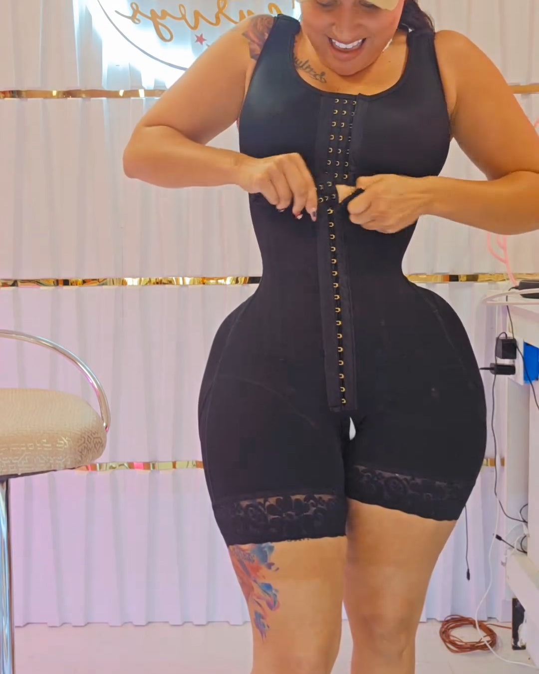 Shapshe® Faja de Alta Compresión para Todo el Cuerpo con Control de Abdomen y Figura de Reloj de Arena Etapa 3 Modeladora