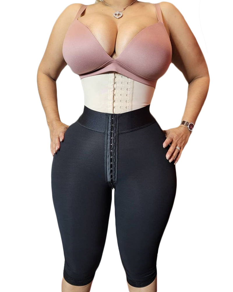Shapshe® Short Moldeador de Cuerpo Reloj de Arena con Cierre Frontal Alta Compresión Levanta Glúteos