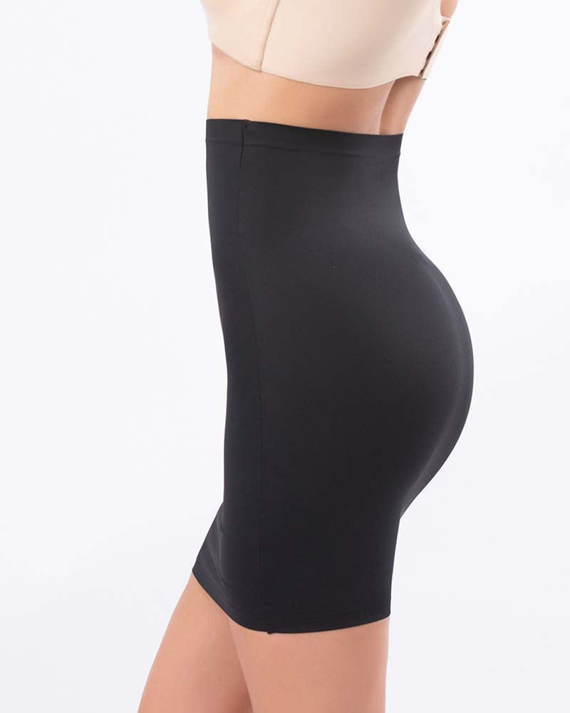 Falda Mini Ajustada y Moldeadora de Cadera y Abdomen Tonificado, Transpirable y Sin Costuras