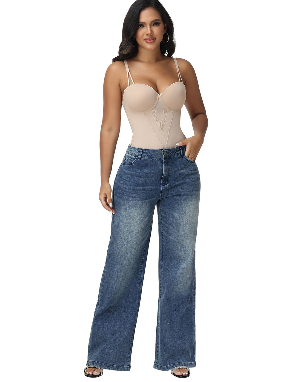 Shapshe® Body con Aros y Detalle de Encaje