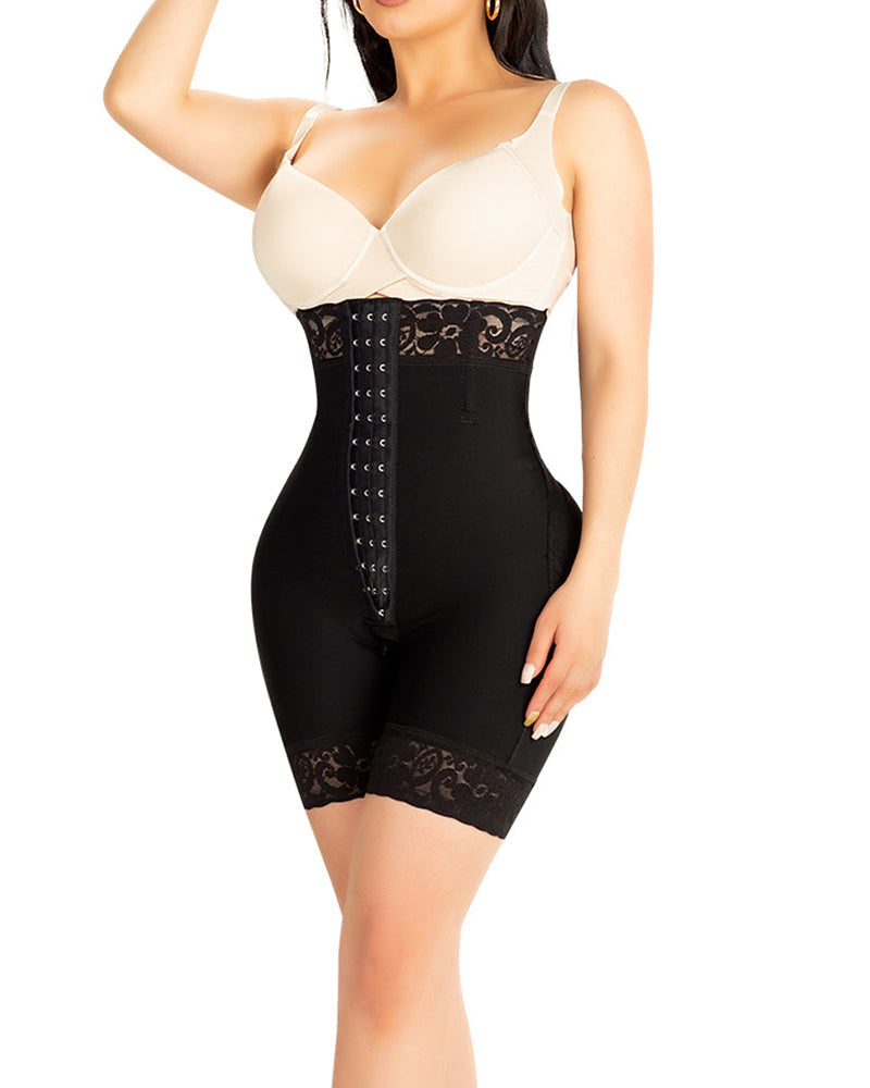 Shapshe® Short Moldeador de Cintura Alta para Mujer con Encaje y Levantamiento de Glúteos