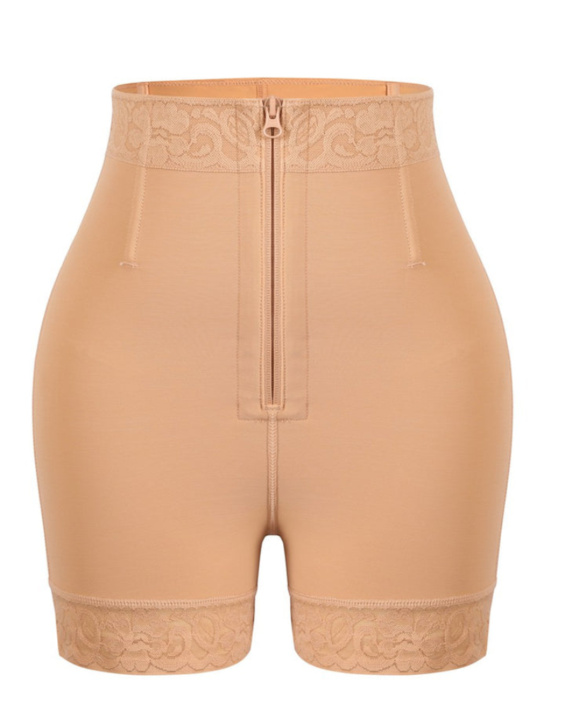 Shapshe® Short moldeador con cinturilla media, control de abdomen, cierre frontal, alta compresión y levantador de glúteos