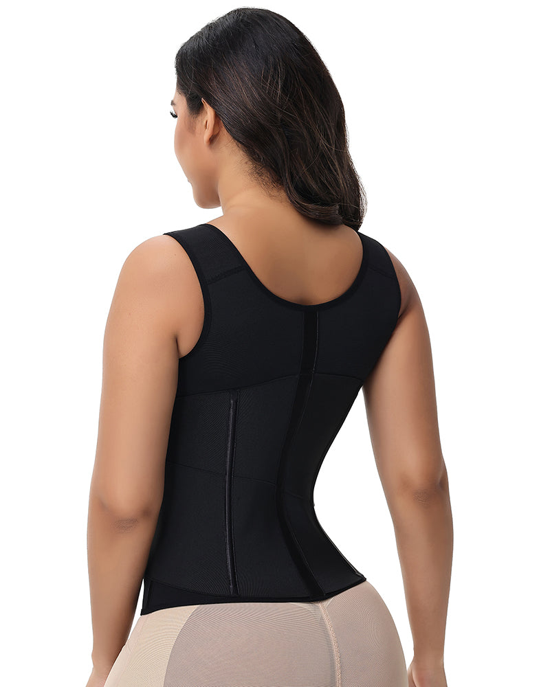 Shapshe® Zipper & Button Double Pressure Sports Waist Trainer