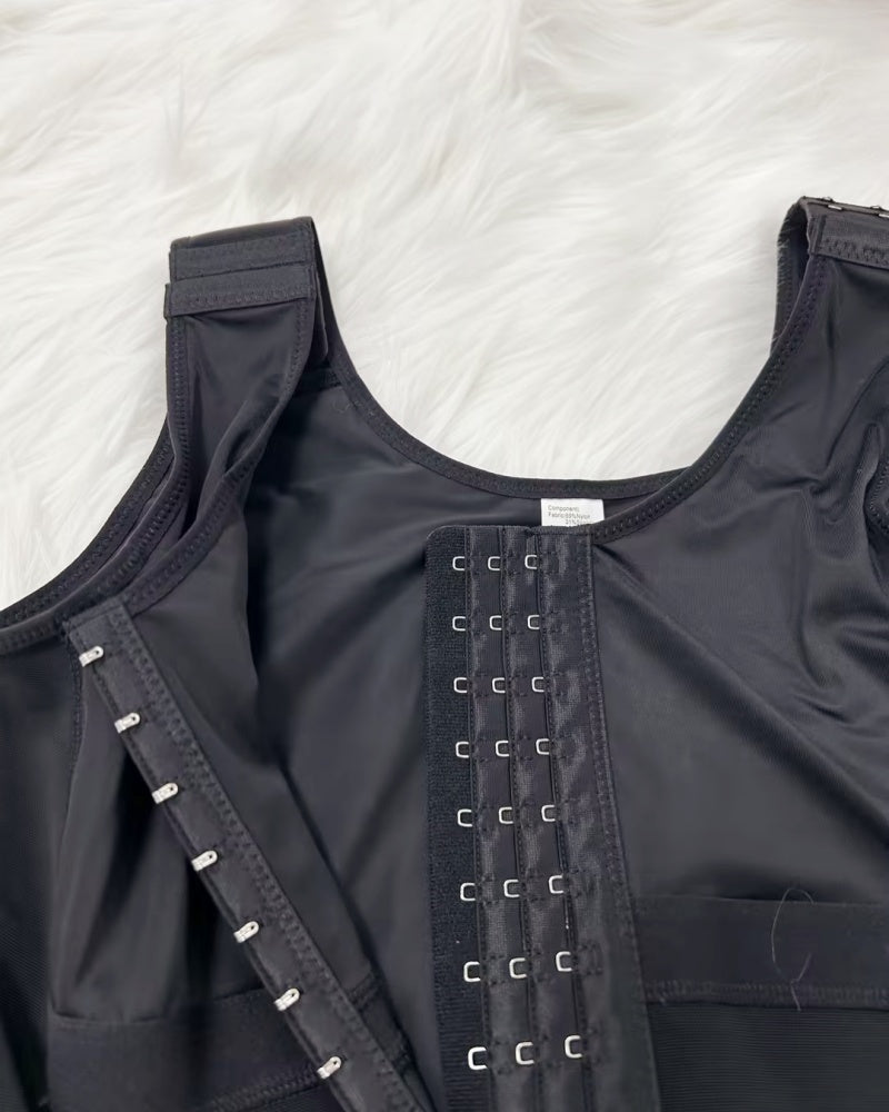 Shapshe® Faja de Compresión Doble para Todo el Cuerpo Etapa 2 con Sostén Modelador