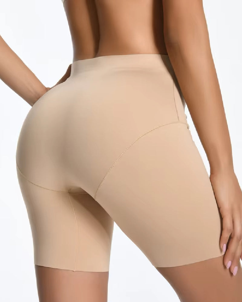 Shorts moldeadores de faja gruesos antideslizantes con control de abdomen y elasticidad sin costuras
