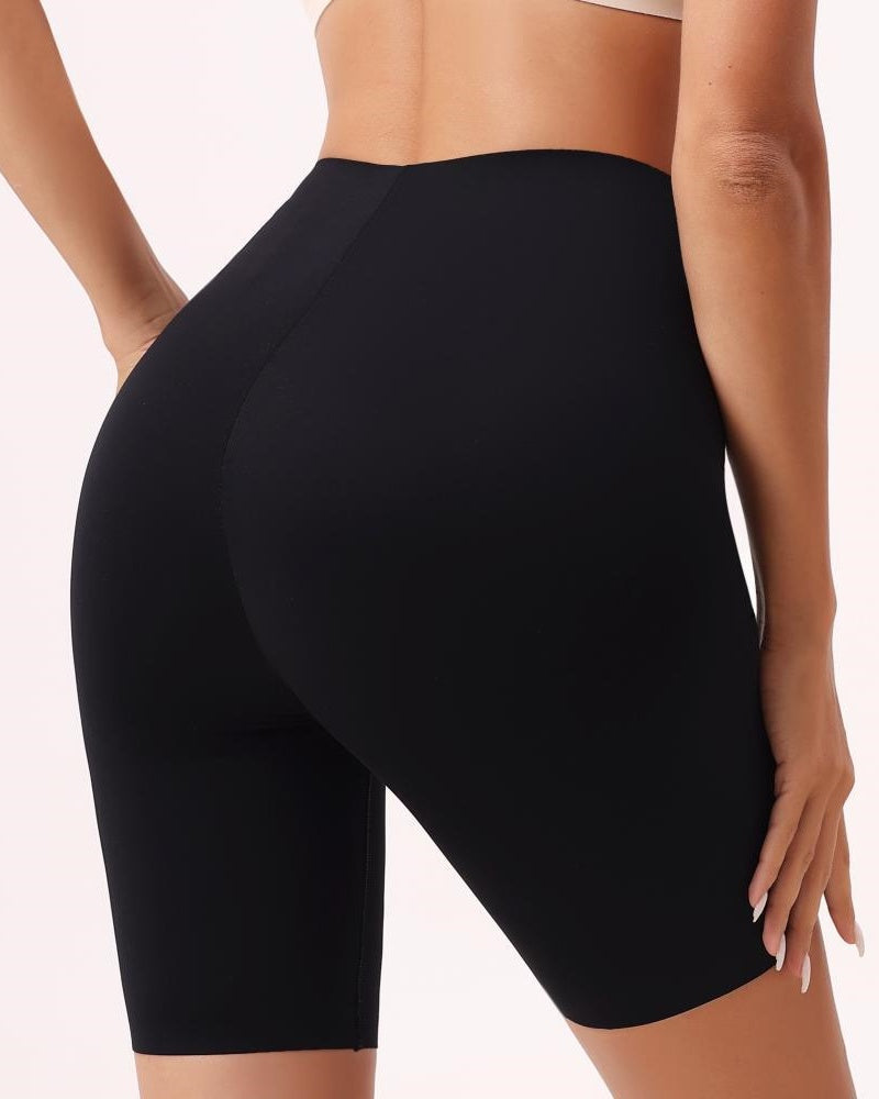 Shorts moldeadores de control de abdomen de cintura alta para mujer