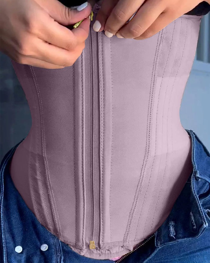 Shapshe® Top Reductor de Cintura con Cremallera y Ajuste Frontal tipo Body Tank Top