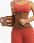 Corset Faja de Cintura con Cremallera y Doble Compresión