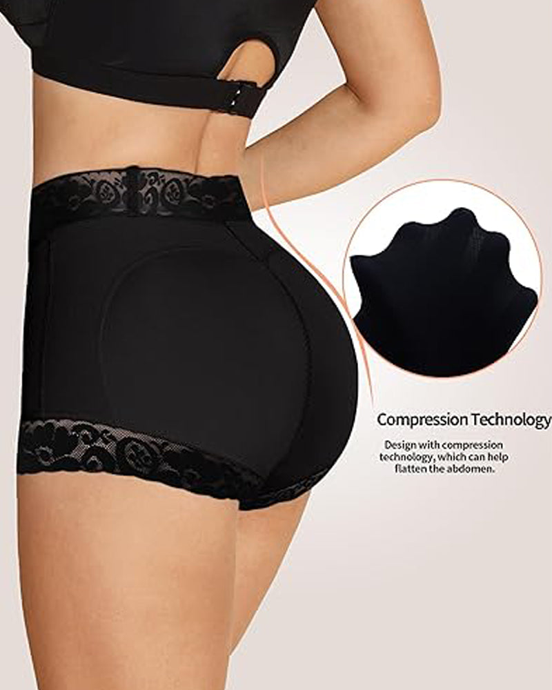 Shapshe® Faja Clásica de Encaje para Mujer Moldeadora de Cuerpo Levantacola Braga Moldeadora Suave