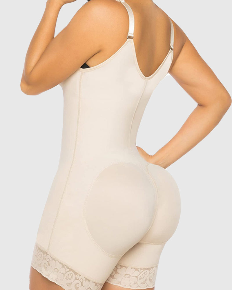 Shapshe® Fajas Moldeadoras con Tirantes Ajustables Control de Abdomen Levantacola Shapewear