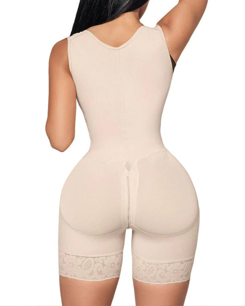 Shapshe® Faja Moldeadora de Compresión Firme con Escote Abierto, Levantacola y Control de Abdomen