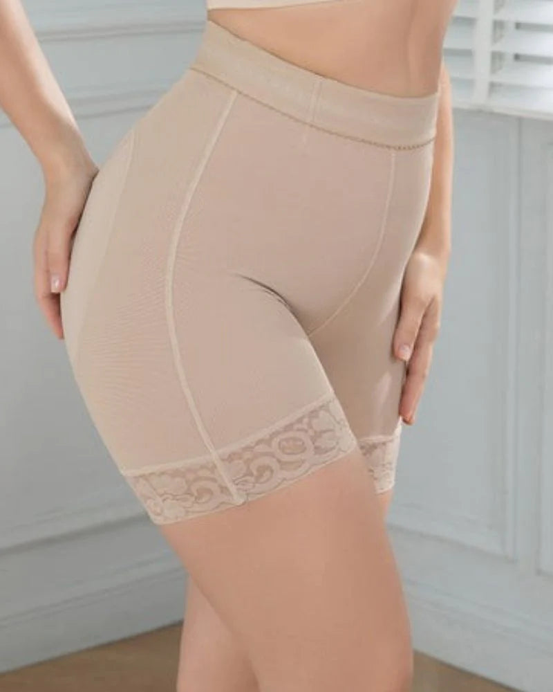 Shapshe® Faja Moldeadora Elevadora de Glúteos para Mujer, de Encaje Sin Costuras, Cuerpo Modelador Beige