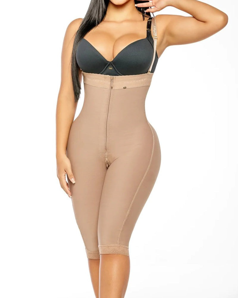 Shapshe® Shorts Moldeadores de Cintura Alta y Muslo Ajustados con Cremallera