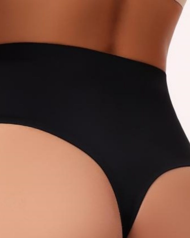 Tanga moldeadora sin costuras de tiro medio para mujer
