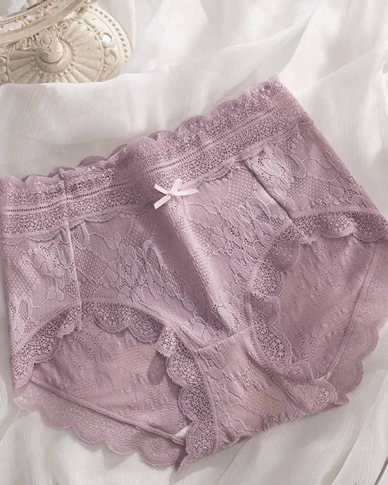 Ropa Interior de Encaje de Seda para Dama