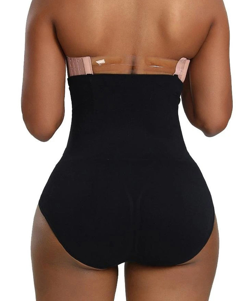 Bragas Moldeadoras de Cintura Alta Levanta Glúteos Sin Costuras con Control de Abdomen