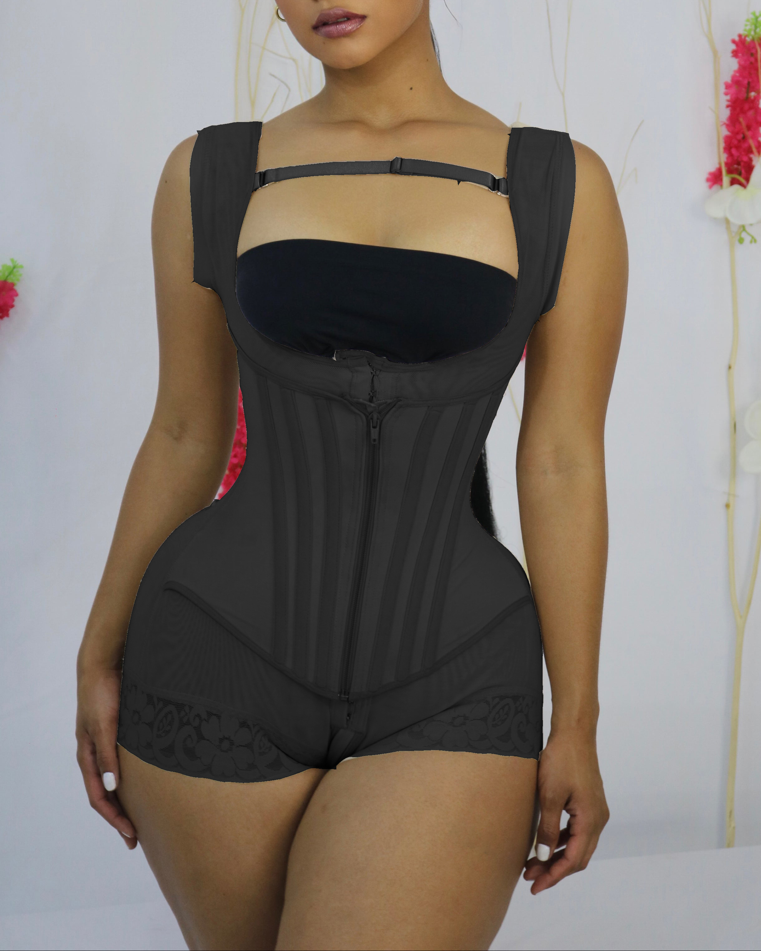 Shapshe® Faja Corset de Alta Compresión con Curva de Reloj de Arena Control de Abdomen Shapewear