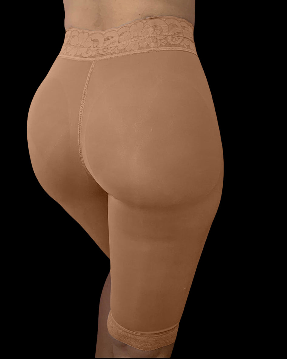 Shorts moldeadores sin costuras de cintura alta con levantamiento de cadera
