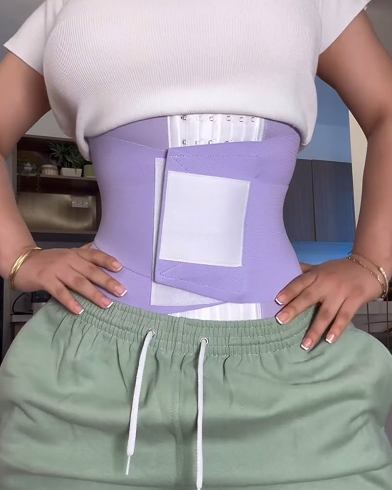 Shapshe® Faja Reductora de Doble Compresión para Mujer, Cinturilla Sauna para Sudoración Abdominal