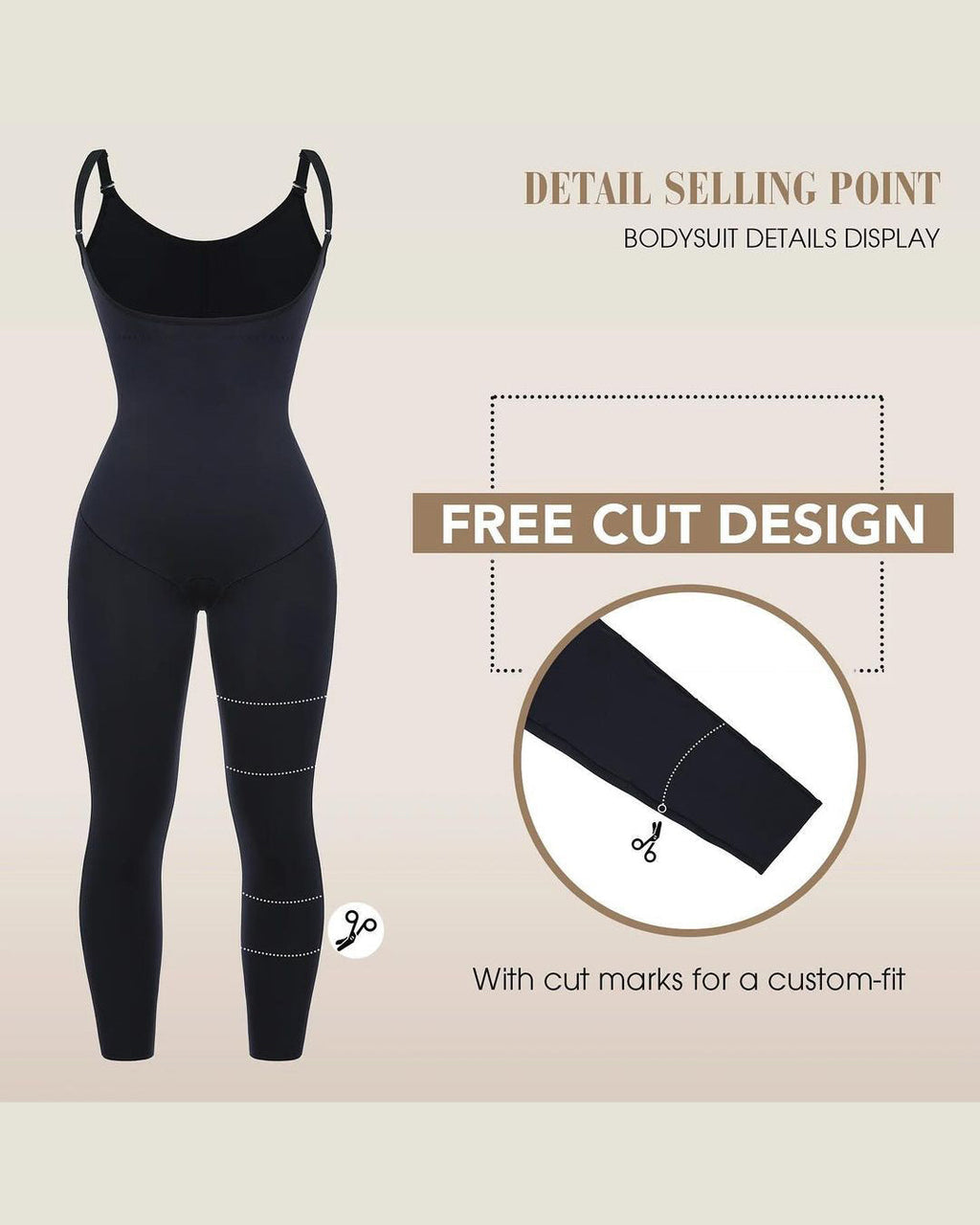 Shapshe® Enterizo Moldeador Corporal de Cuerpo Completo Sin Costuras con Apertura en el Busto Slimming